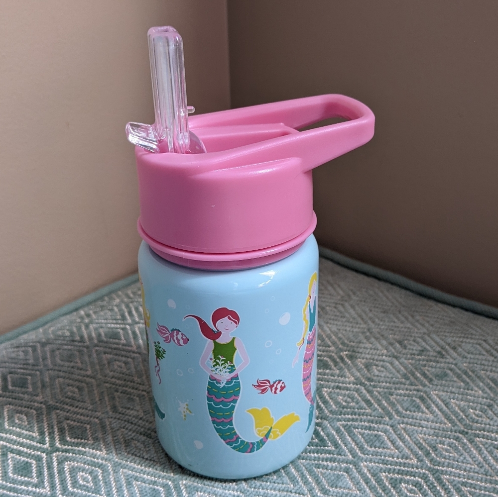 Pottery Barn Stainless Steel Mermaid Theme Water Bottle